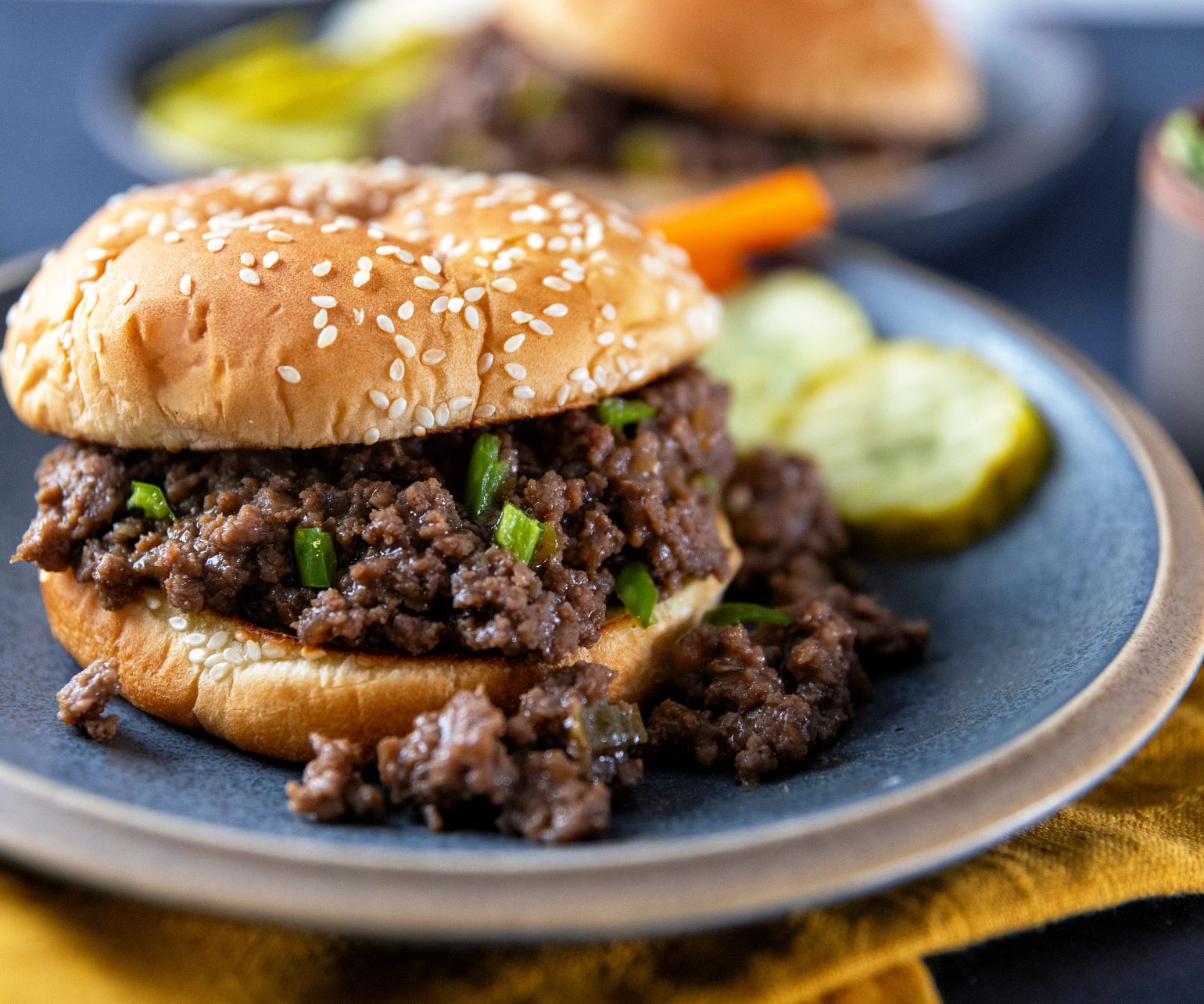 Mongolian Beef Sloppy Joes